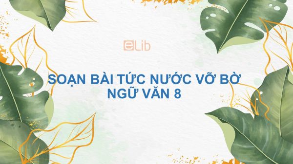 Soạn Bài Tức Nước Vỡ Bờ Ngữ Văn 8 Đầy Đủ