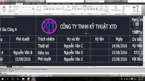 Hướng Dẫn Thiết Lập, Định Dạng Cho Khung Bản Vẽ Trong Autocad