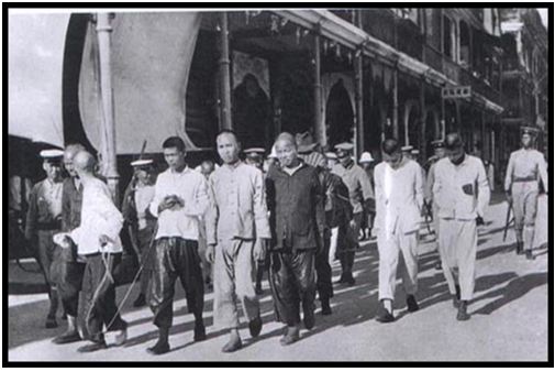 Hình 1: Tưởng Giới Thạch đảo chánh (12-4-1927), bắt các đảng viên Cộng sản ở Thượng Hải.