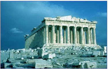 Hình 5: Đền Pác-tê-nông (Hi Lạp)