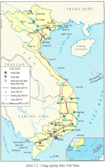 Lược đồ công nghiệp điện Việt Nam