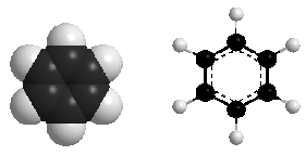 Hình 1: Mô hình benzen