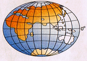 Hình 7. Bản đồ trên địa cầu