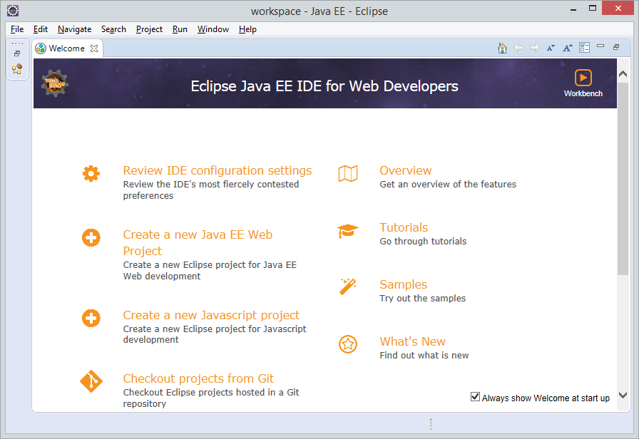 Giao diện của phần mềm Eclipse IDE