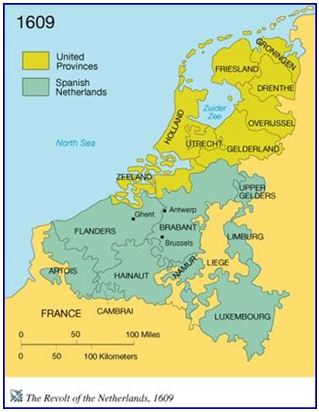 Lược đồ Hà Lan năm 1609