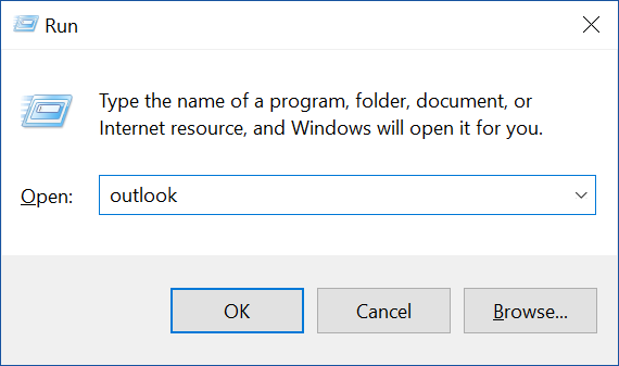 Mở Microsoft Outlook