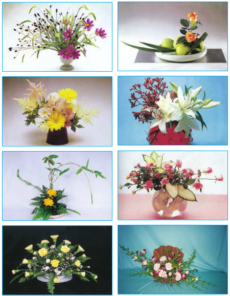 Một số mẫu cắm hoa điển hình trong thực tế