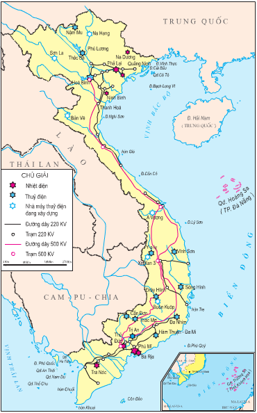 Hình 2.2. Công nghiệp điện Việt Nam năm 2002
