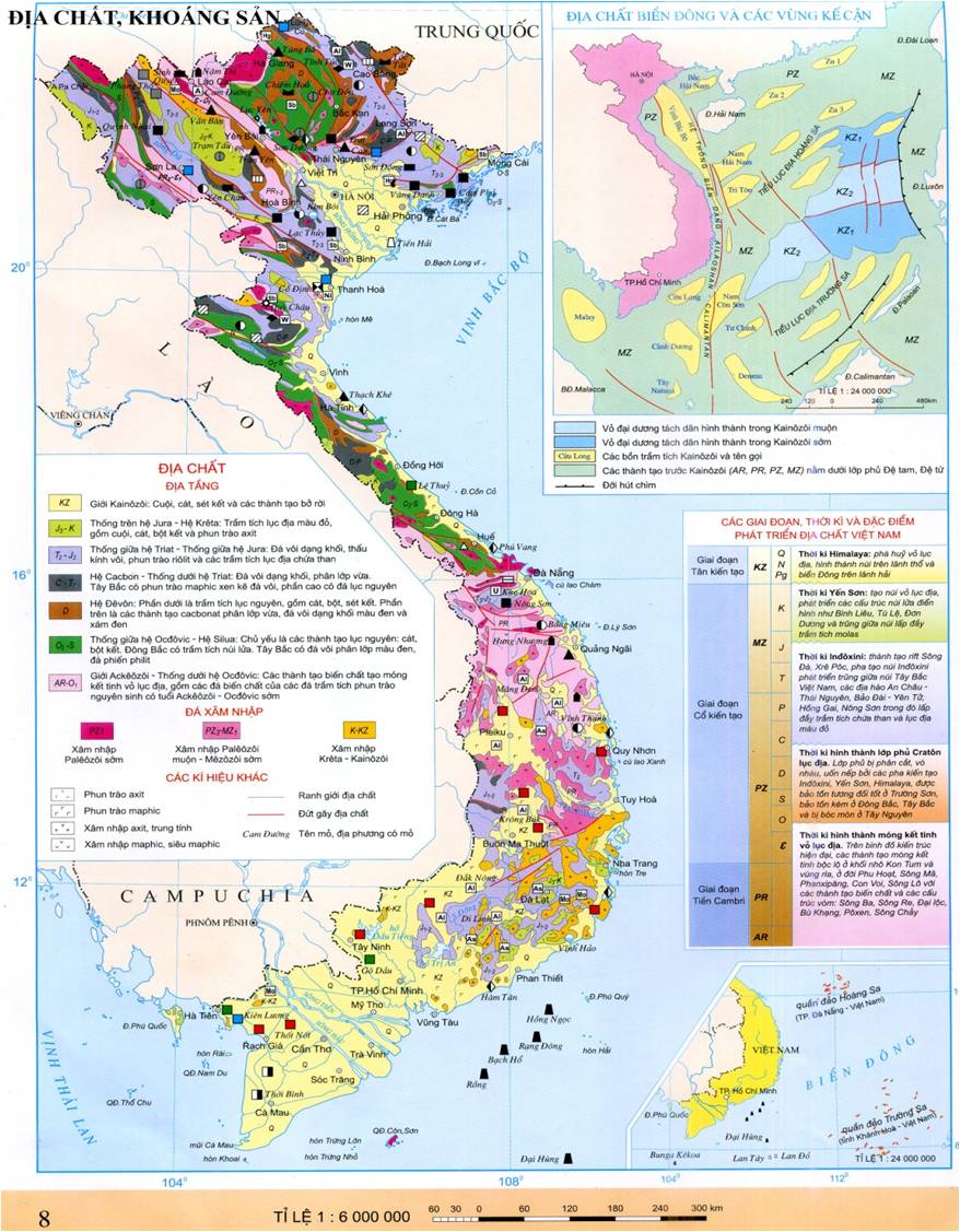 Bản đồ địa chất và khoáng sản