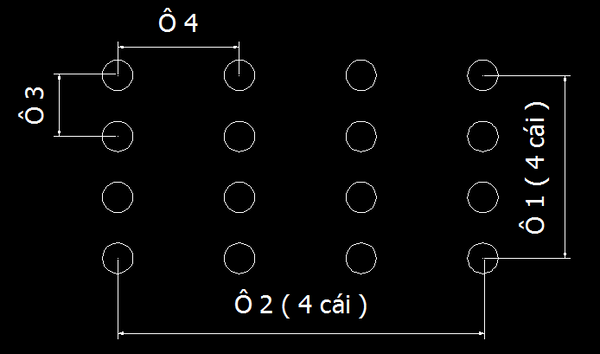 Lệnh array có tác dụng sao chép các đối tượng thành một dãy cụ thể theo hàng hoặc cột
