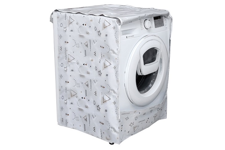 Áo trùm máy giặt giúp bảo vệ máy không bám bụi và trầy xước bên ngoài