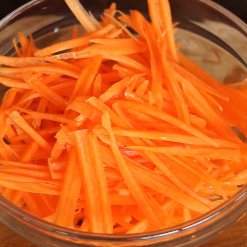 Sơ chế cà rốt