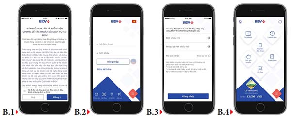 Cách đặt mật khẩu BIDV Smart Banking