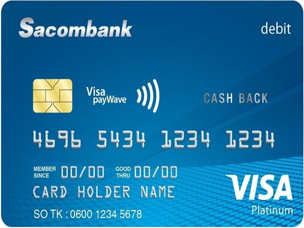 Thẻ tín dụng Sacombank.